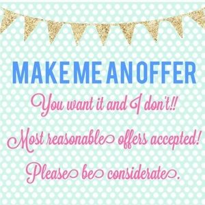 Reasonable Offers accepted